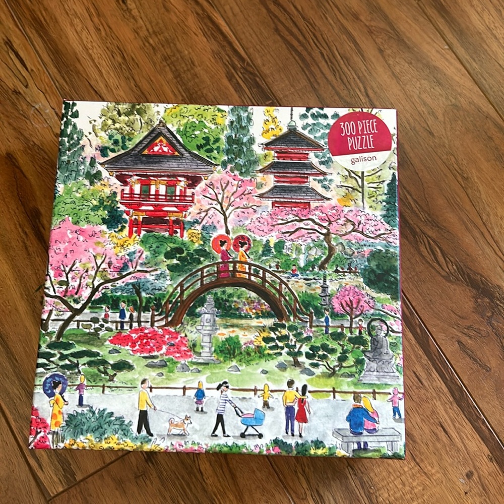Japanese Tea Garden puzzle by Michael storrings